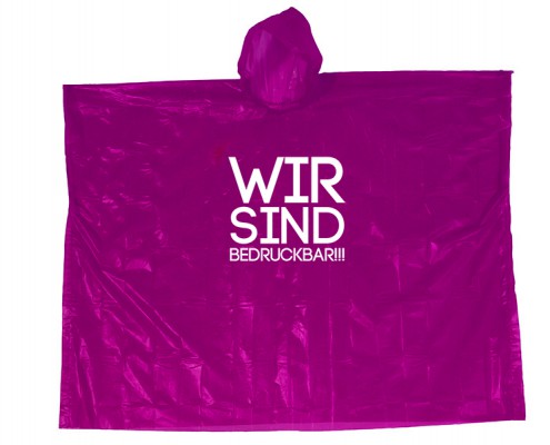 Günstige bedruckte Regenponchos, Bedruckte Regencapes von JOSANTO